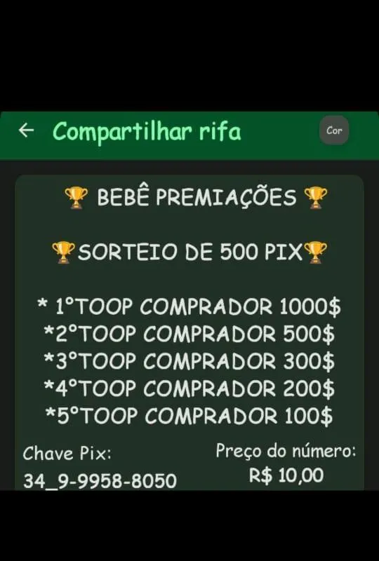 Imagem da campanha 🏆 BEBÊ PREMIAÇÕES 🏆