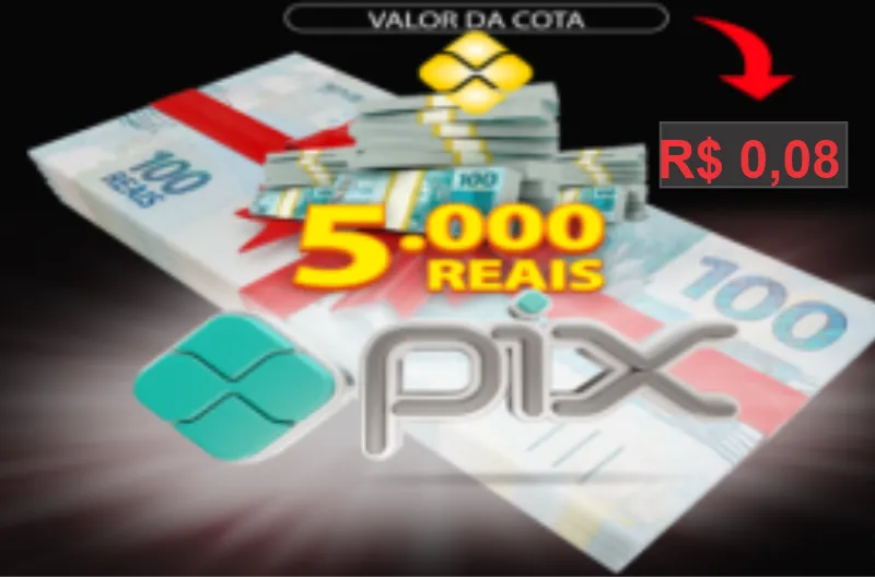 Imagem da campanha Esses R$ 5000,00 podem ser seu , por apenas R$ 0,08 centavinhos!
