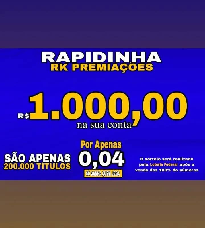 Imagem da campanha 🤑PIX DE R$ 1.000,00 REAIS💵
