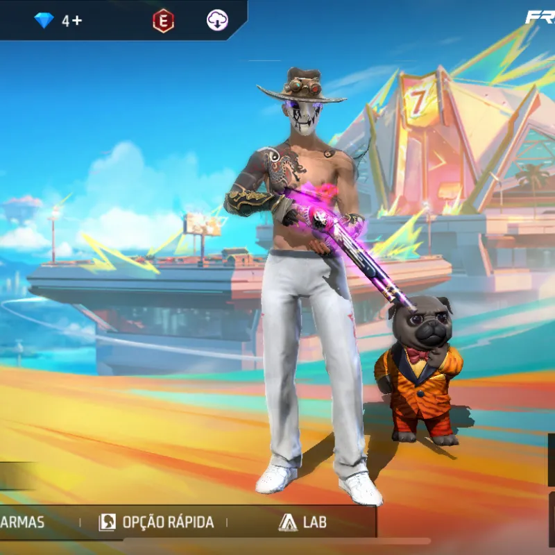 Imagem da campanha Conta Free fire lv70 + conta Free Fire lv69