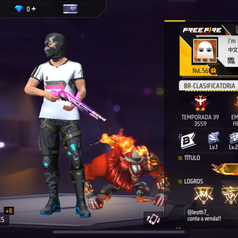 Imagem da campanha Rifa de conta free fire!!