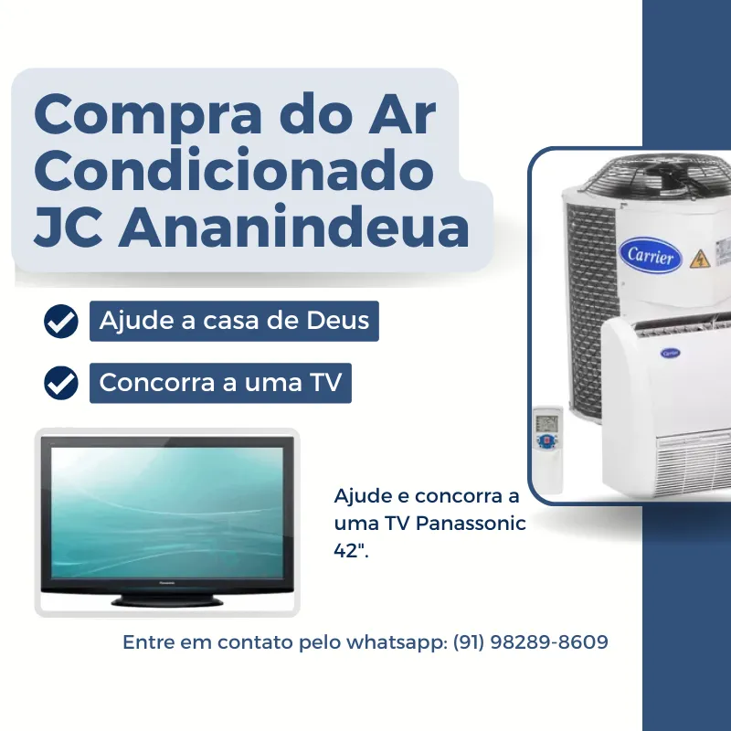 Imagem da campanha AJUDE O JC ANANINDEUA E CONCORRA A UMA TV 42"