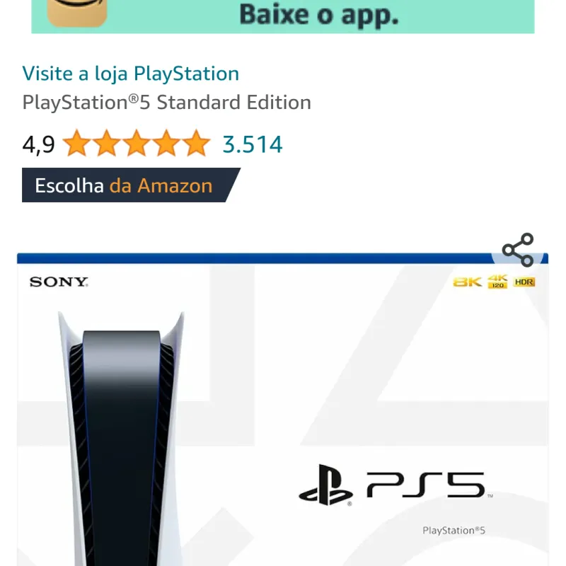 Imagem da campanha Rifa De um ps5