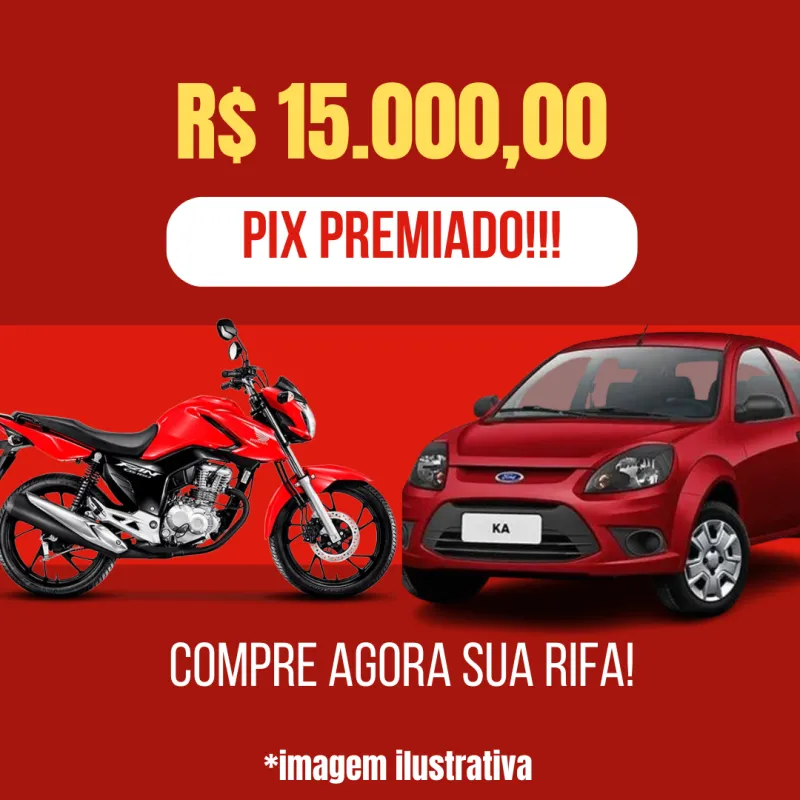 Imagem da campanha Pix Premiado!!