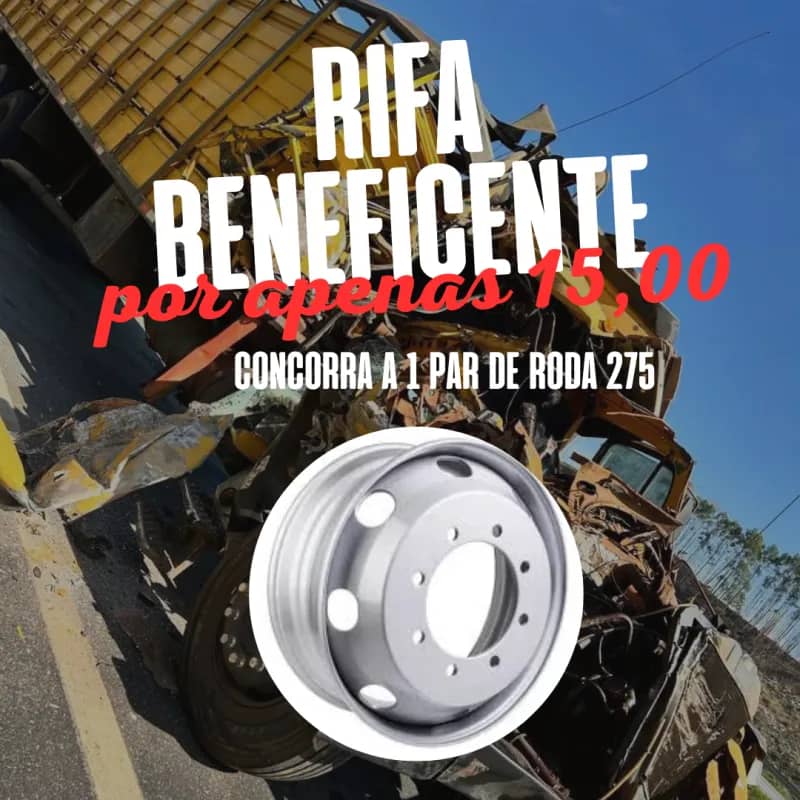 Imagem da campanha Rifa Beneficente Welington