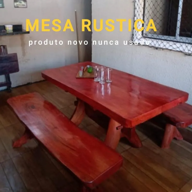Imagem da campanha Sorteio mesa rústica 100% nova