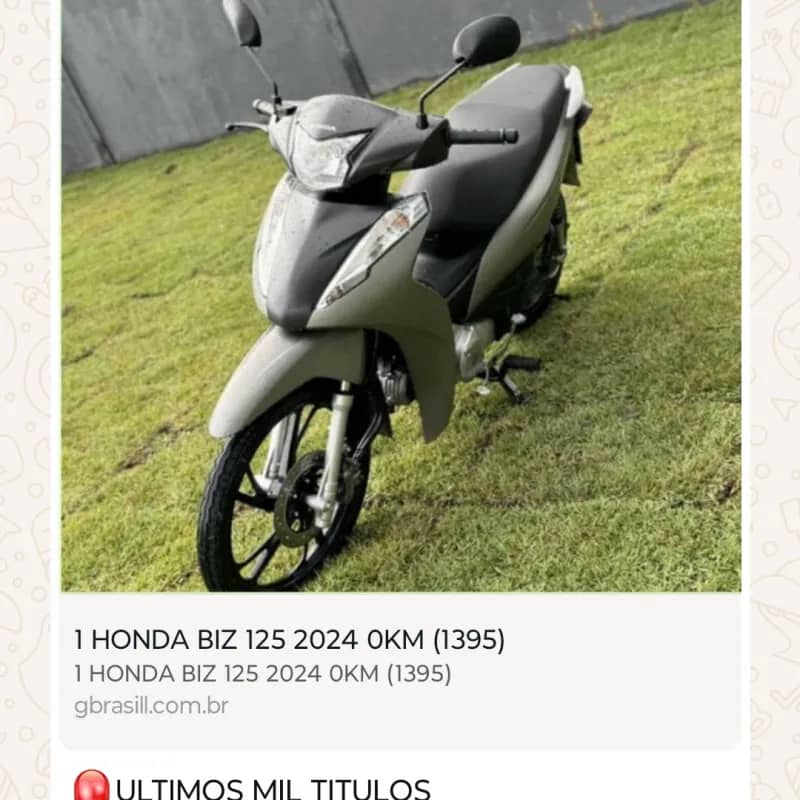 Imagem da campanha Blz 125