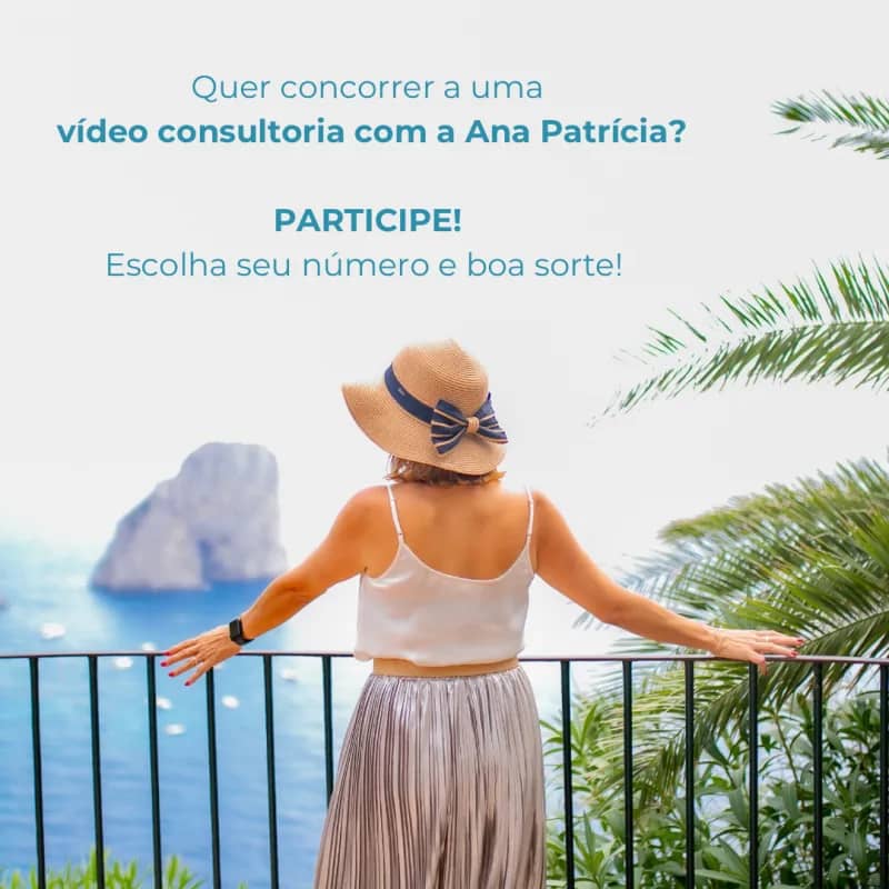 Imagem da campanha Que tal ganhar uma vídeo consultoria com a Ana Patricia?