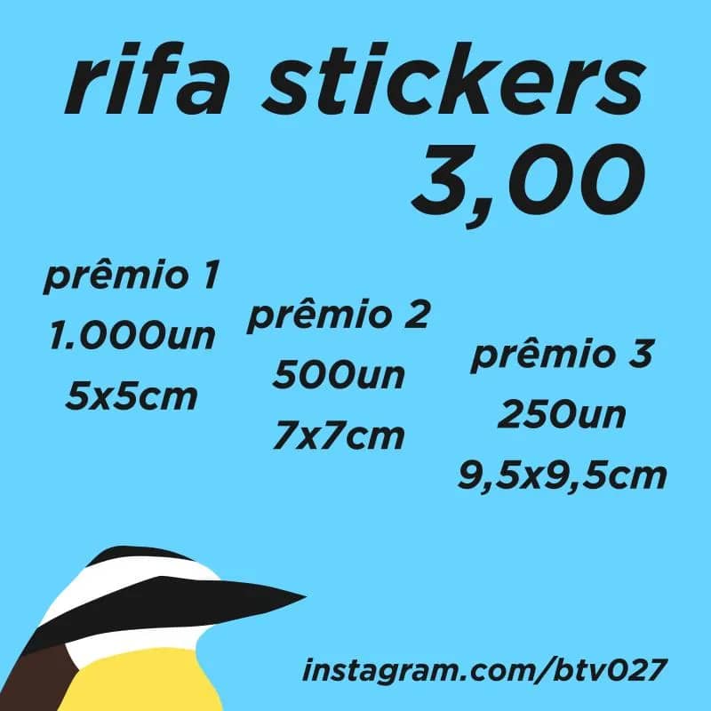 Imagem da campanha rifa btv027