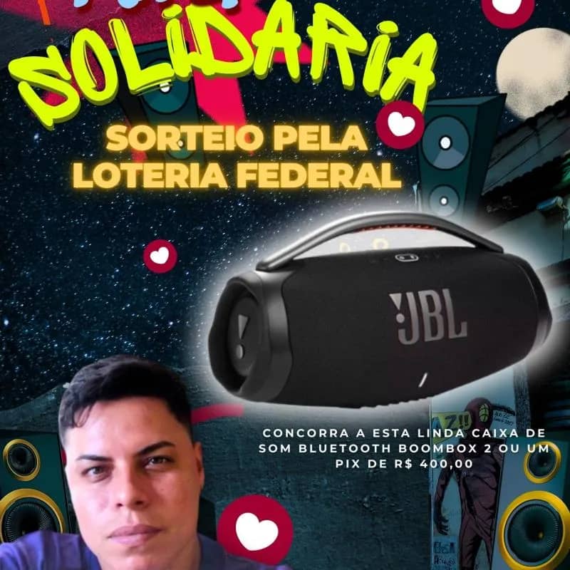 Imagem da campanha RIFA BENEFICENTE