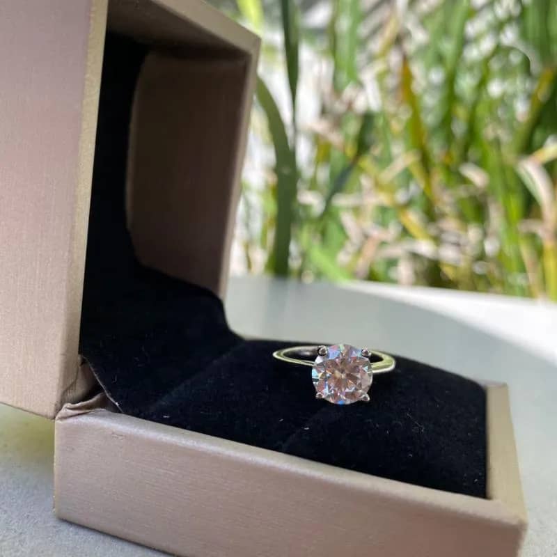 Imagem da campanha Rifa de um Anel Moissanite 3ct maravilhoso! ❤️