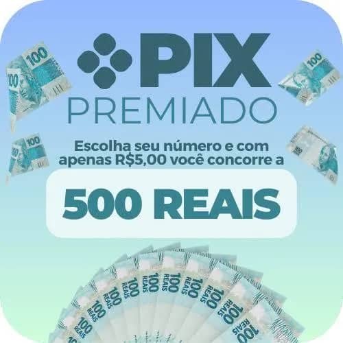 Imagem da campanha 500 no Pix rifa betgol