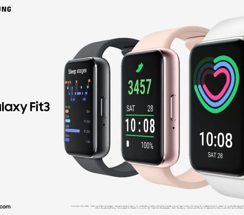 Imagem da campanha Smartwatch Samsung Galaxy Fit3