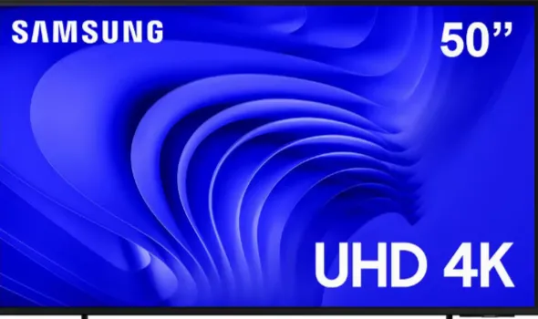 Imagem da campanha TV SAMSUNG 4K 50"