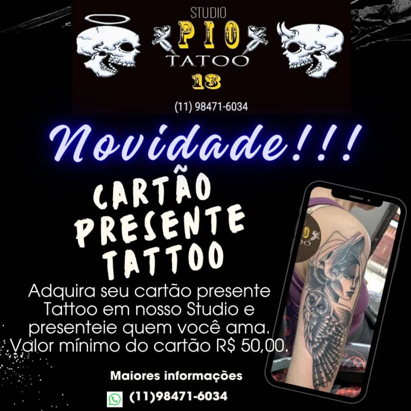 Imagem da campanha Cartão Presente Tattoo