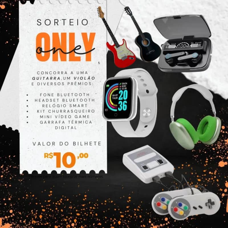 Imagem da campanha Sorteio Only one - 2° Lote