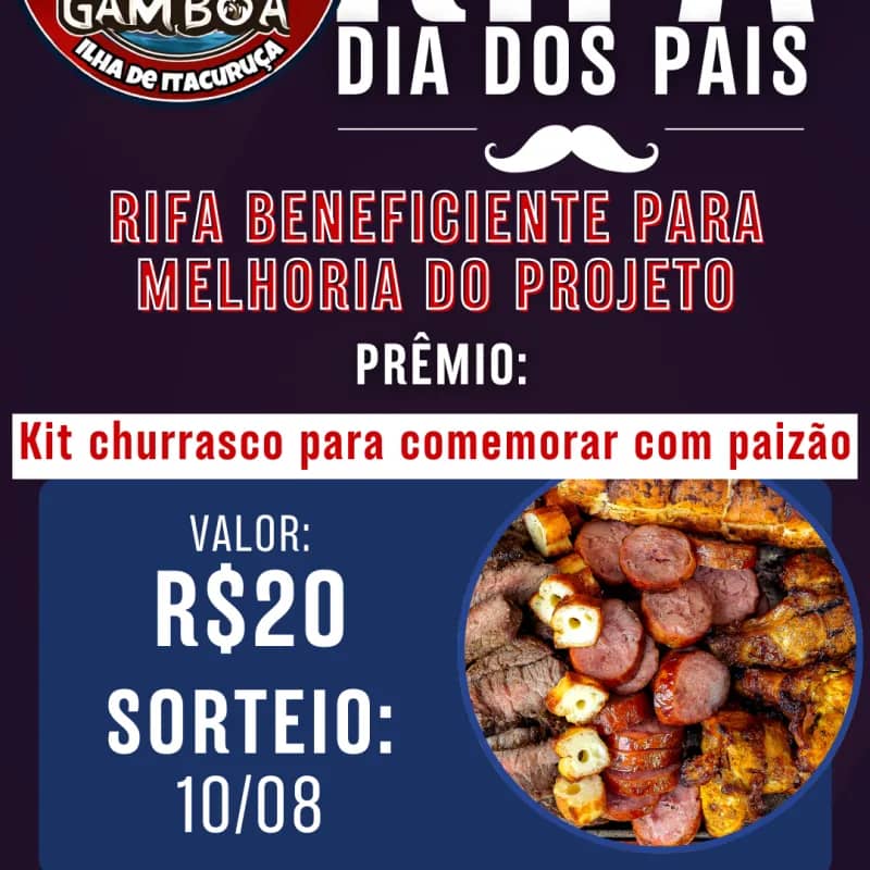 Imagem da campanha Rifa dia dos Pais