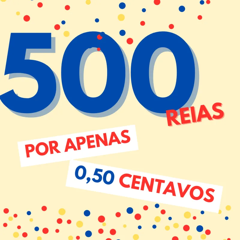 Imagem da campanha 500 Reais no pix por apenas 0,50 centavos!!