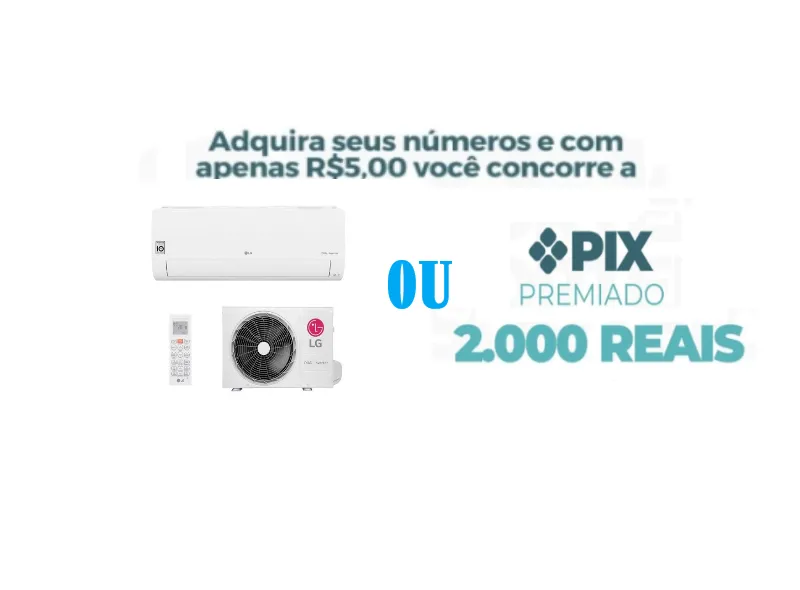 Imagem da campanha Ar Condicionado Inverter 9000 Btus LG ou R$2000,00 no PIX!