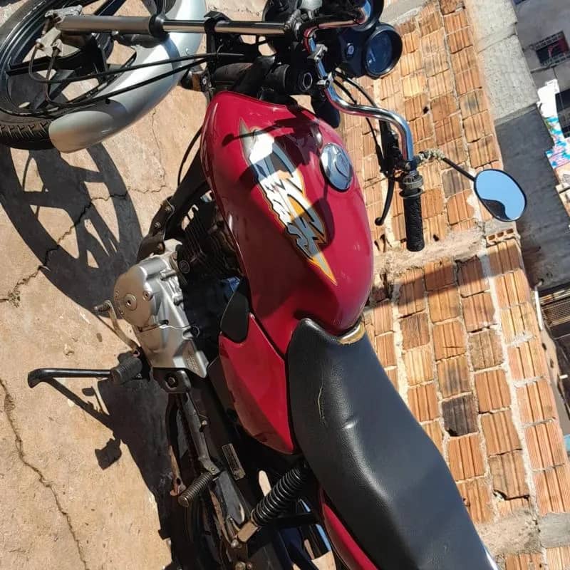 Imagem da campanha Honda titan rifa solidária do Marcos Vinicius