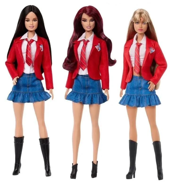 Imagem da campanha BARBIE MATTEL RBD (MIA, LUPITA E ROBERTA)