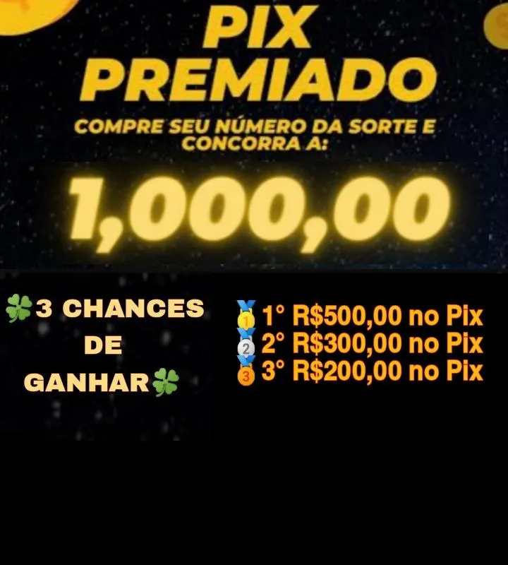 Imagem da campanha PIX PREMIADO