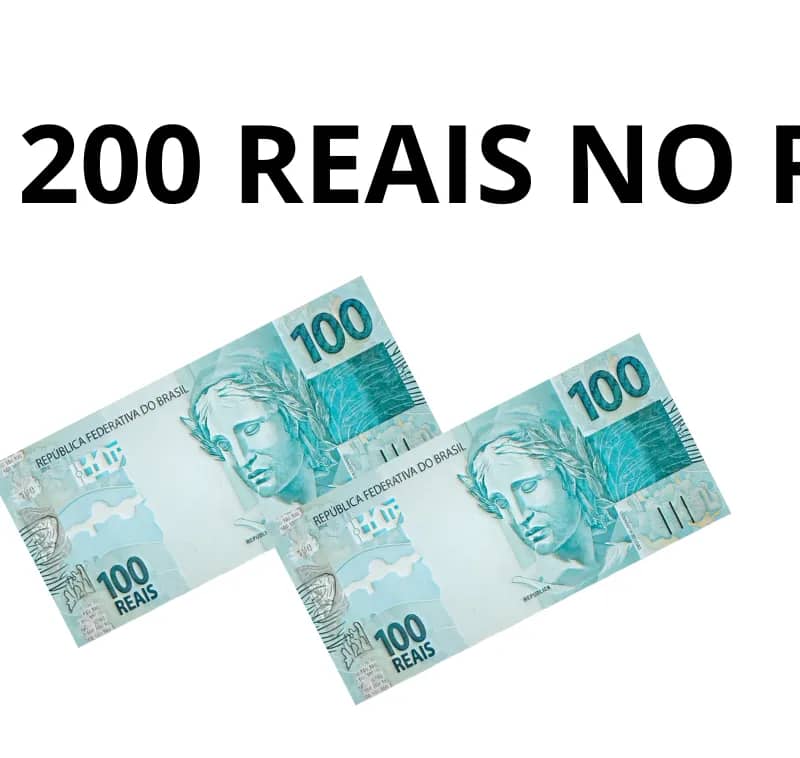 Imagem da campanha R$200 no Pix