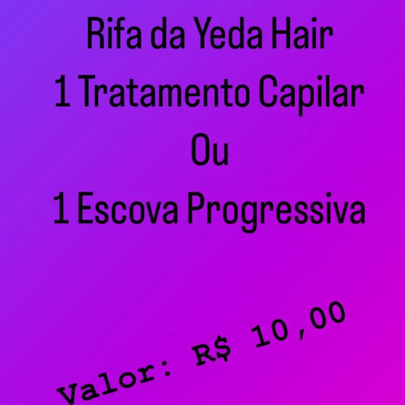 Imagem da campanha Rifa Yeda Hair