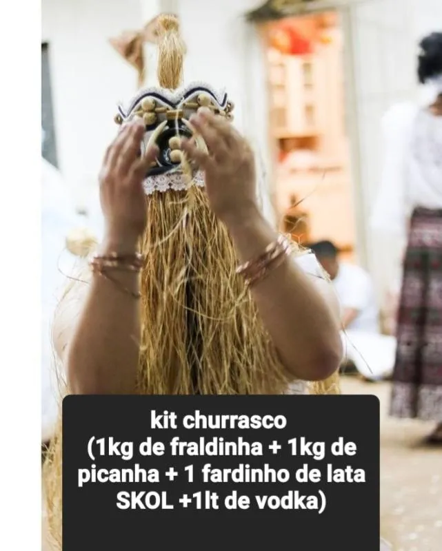 Imagem da campanha Olubaje, em prol da roupa e acessórios de papai "OMOLU"