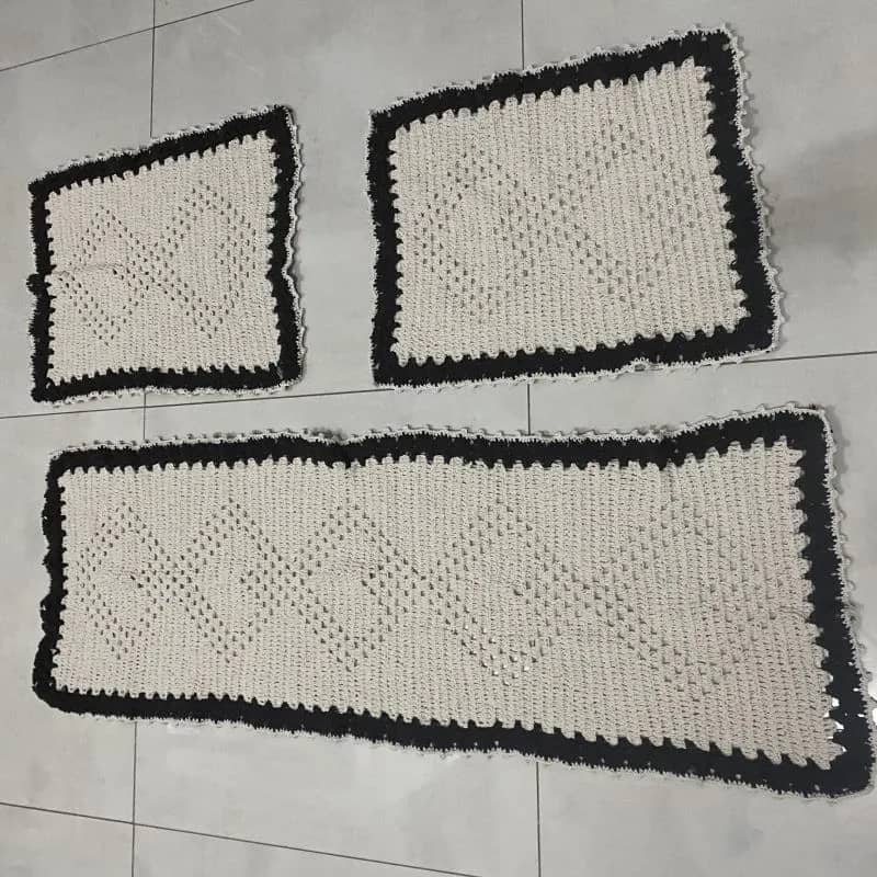 Imagem da campanha 3 Tapetes de crochê