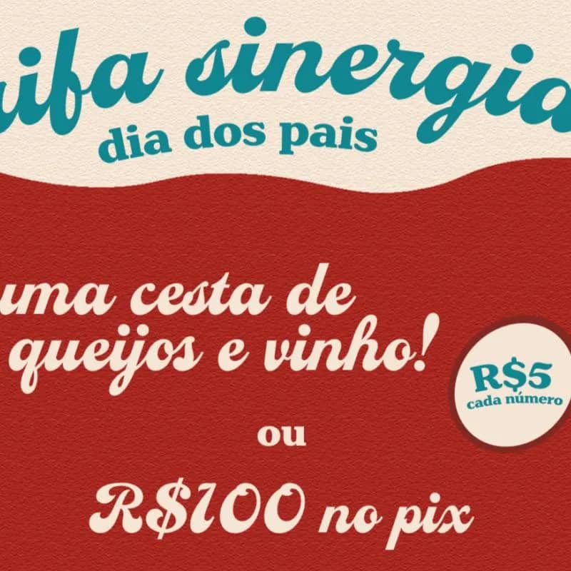 Imagem da campanha RIFA DE DIA DOS PAIS - SINERGIA