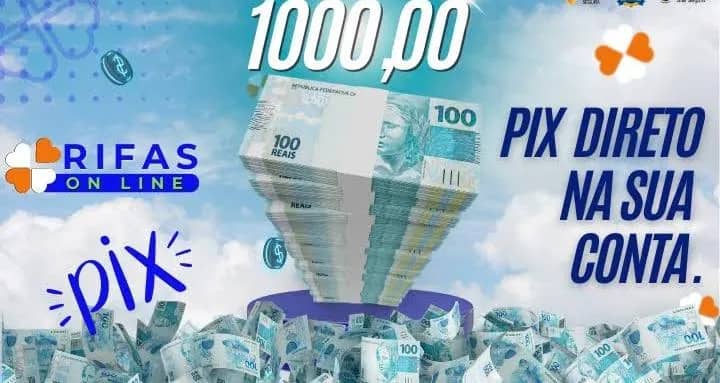 Imagem da campanha Milão no pix