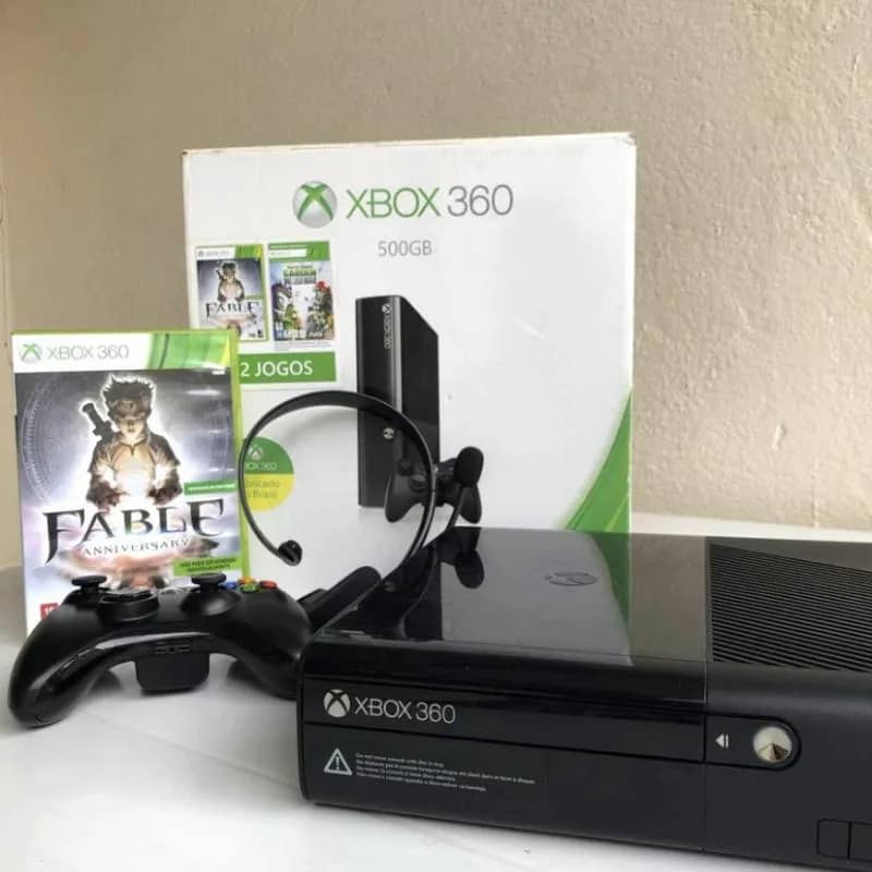 Imagem da campanha Video Game Xbox 360 Slim Original desbloqueado
