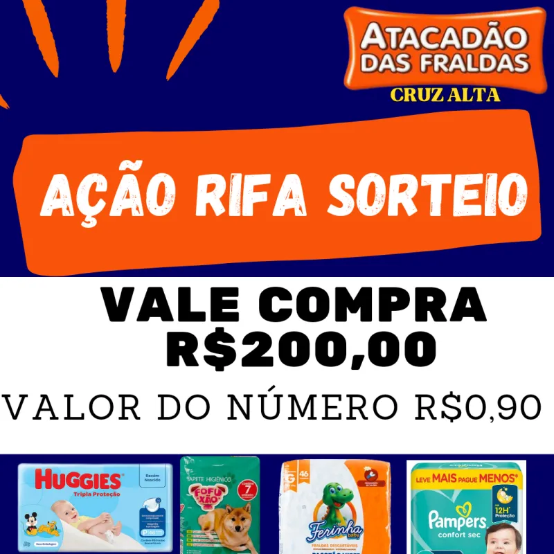 Imagem da campanha VALE COMPRA R$200,00