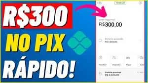 Imagem da campanha 300 no Pix 🤑🚀