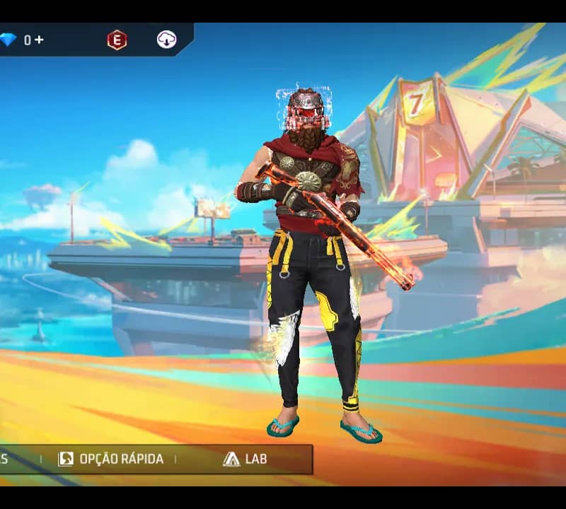 Imagem da campanha Conta de Free fire gemada