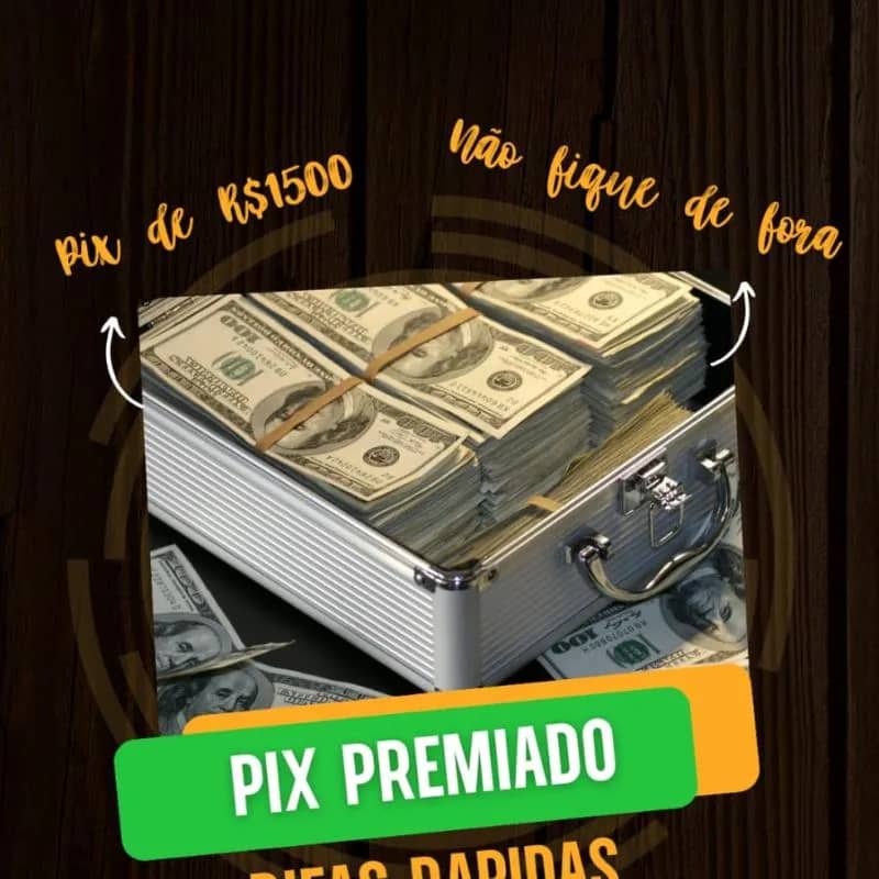 Imagem da campanha PIX DE R$1500,00 POR APENAS R$3,99