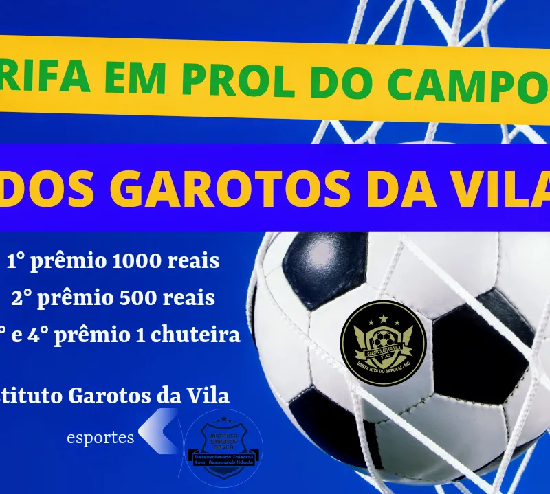 Imagem da campanha Em prol da construção do campo dos Garotos da Vila