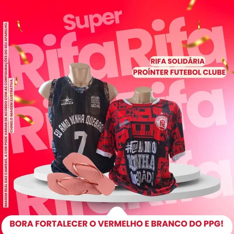 Imagem da campanha Rifa Solidária - Proínter Futebol Clube