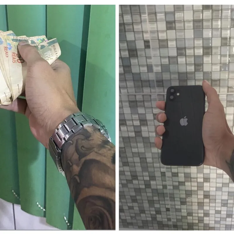 Imagem da campanha Rifa iPhone 11 ou R$1.700 no pix, você escolhe