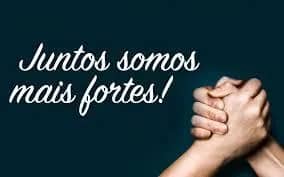 Imagem da campanha Juntos somos mais fortes.