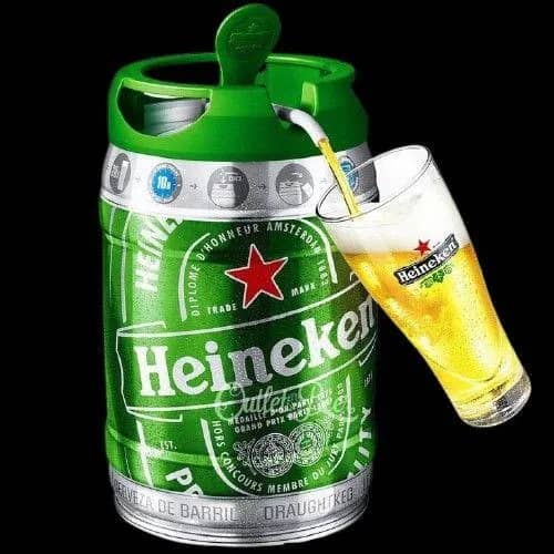 Imagem da campanha Barril chopp Heineken 5 litros