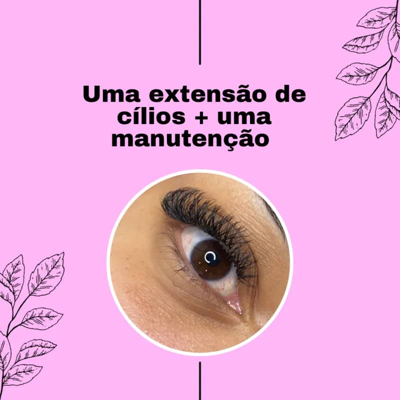 Imagem da campanha Extensão de cílios