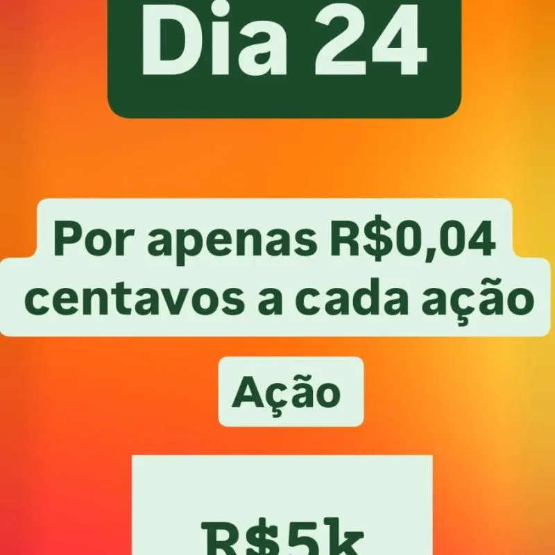 Imagem da campanha prêmio de R$ 5k no pix