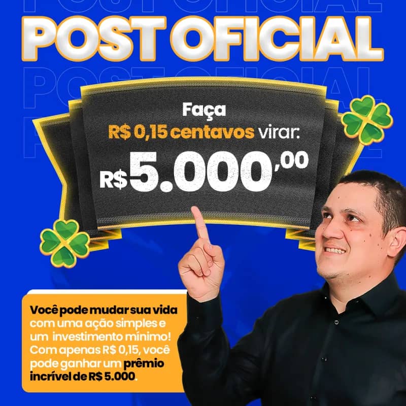 Imagem da campanha Rapidinha de 5K
