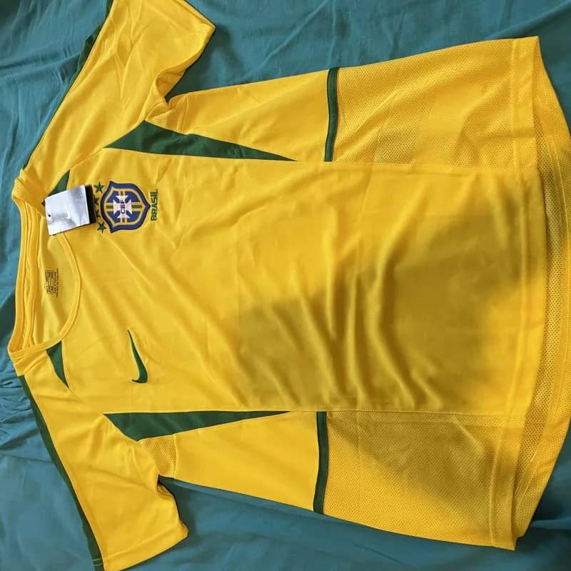 Imagem da campanha Rifa Camisa do Brasil de 2002 NOVA