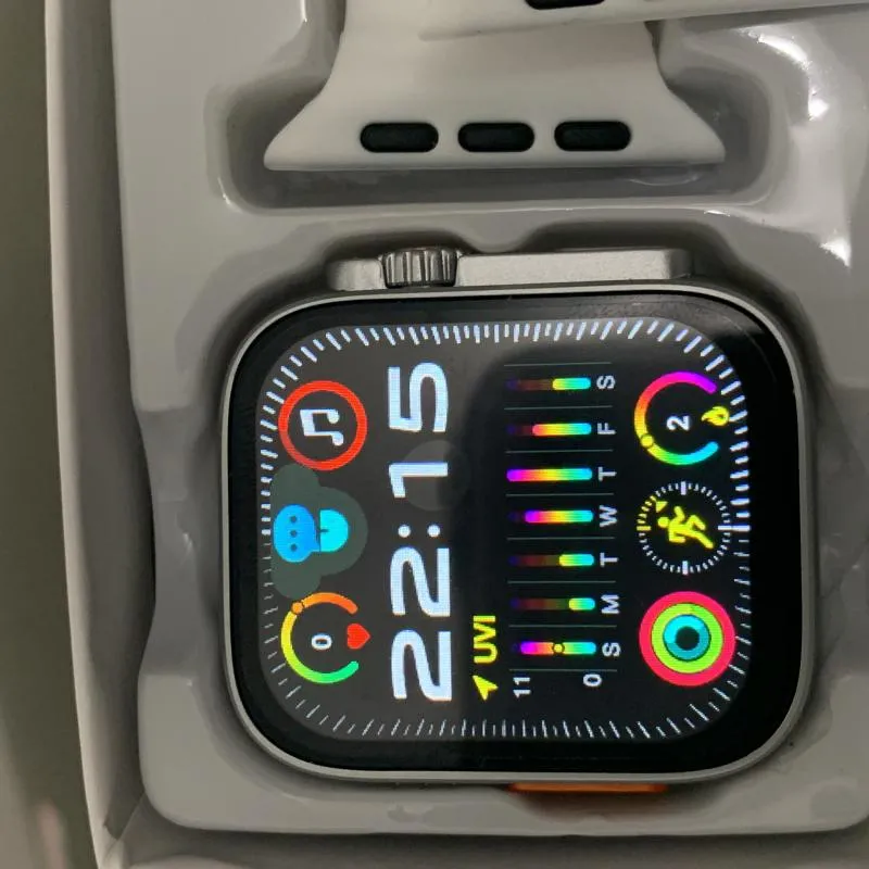 Imagem da campanha Smartwash T800 com película e pulseira