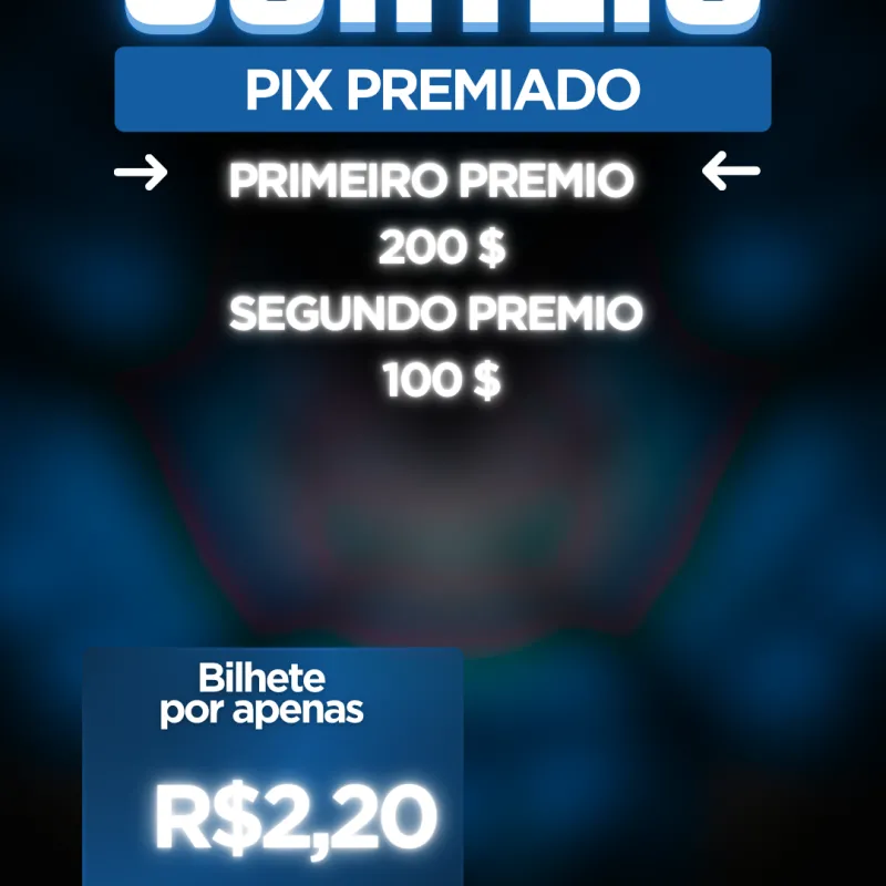 Imagem da campanha Pix premiado