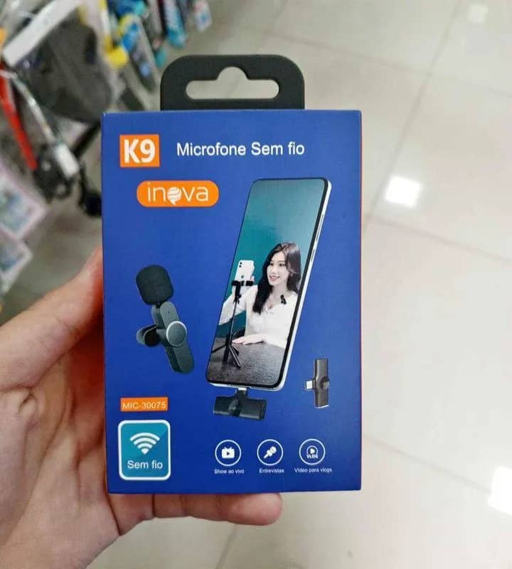 Imagem da campanha microfone alta captação ambiente para celular