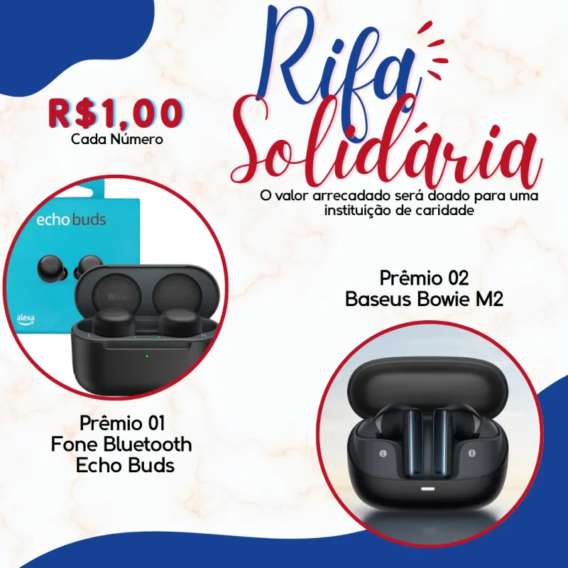 Imagem da campanha Rifa Solidária